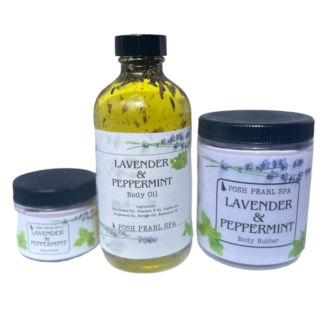 LAVENDER & PEPPERMINT BODY OIL